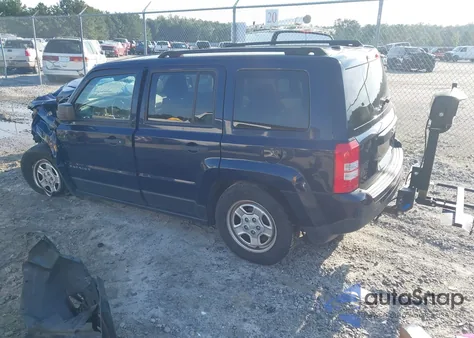 2016 Jeep Patriot Sport from USA, damaged, VIN 1C4NJPBA3GD677886